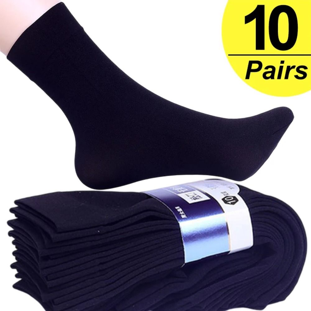 Silk Sock Bamboo - 10 paia di calzini casual traspiranti