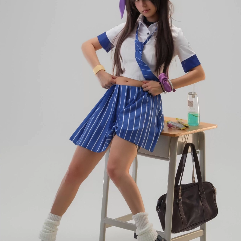 Knee High Sock Women - Costume cosplay Naga, uniforme JK, blazer