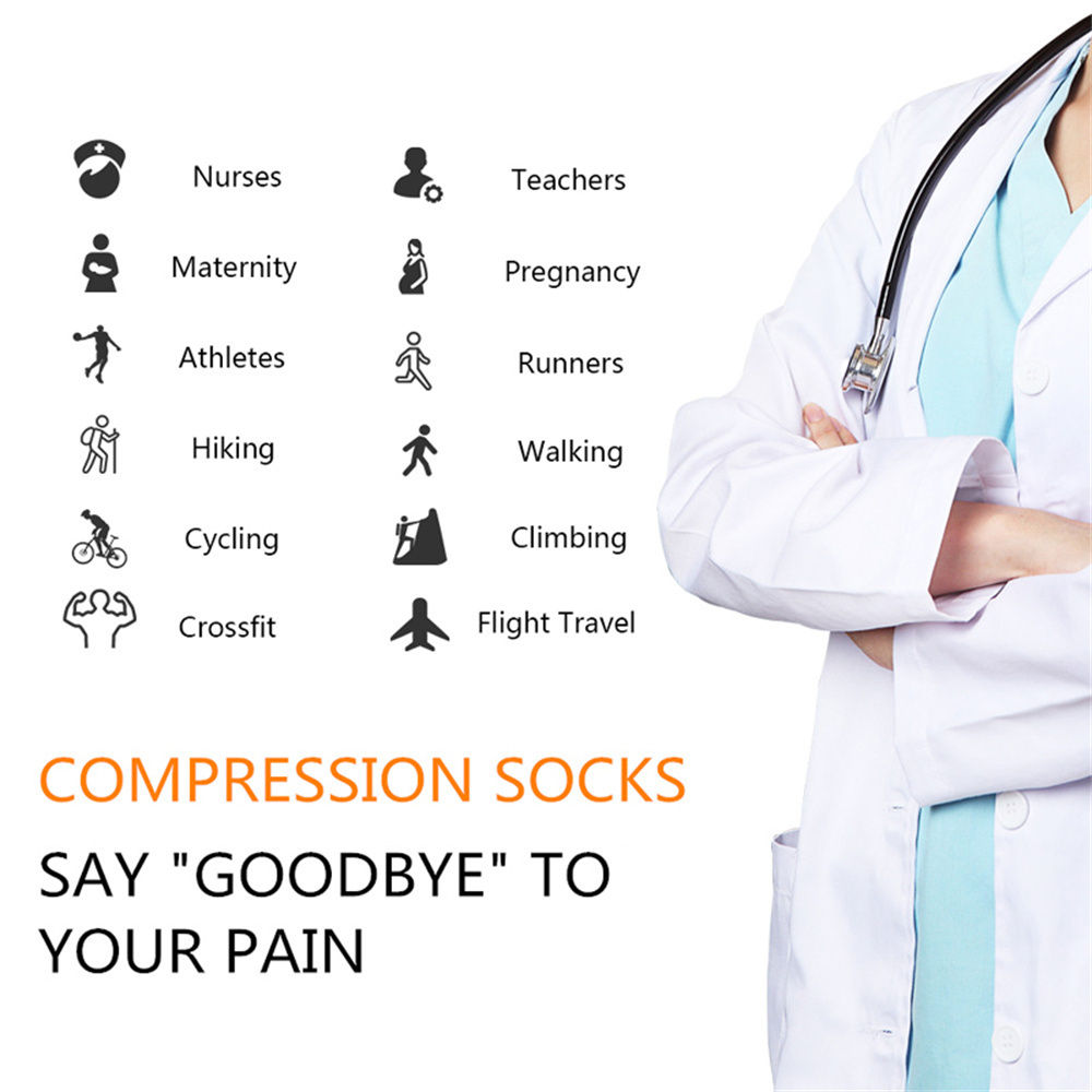 5 paia/pacco calzini a compres - Compression Sock Medical recensione e prezzo