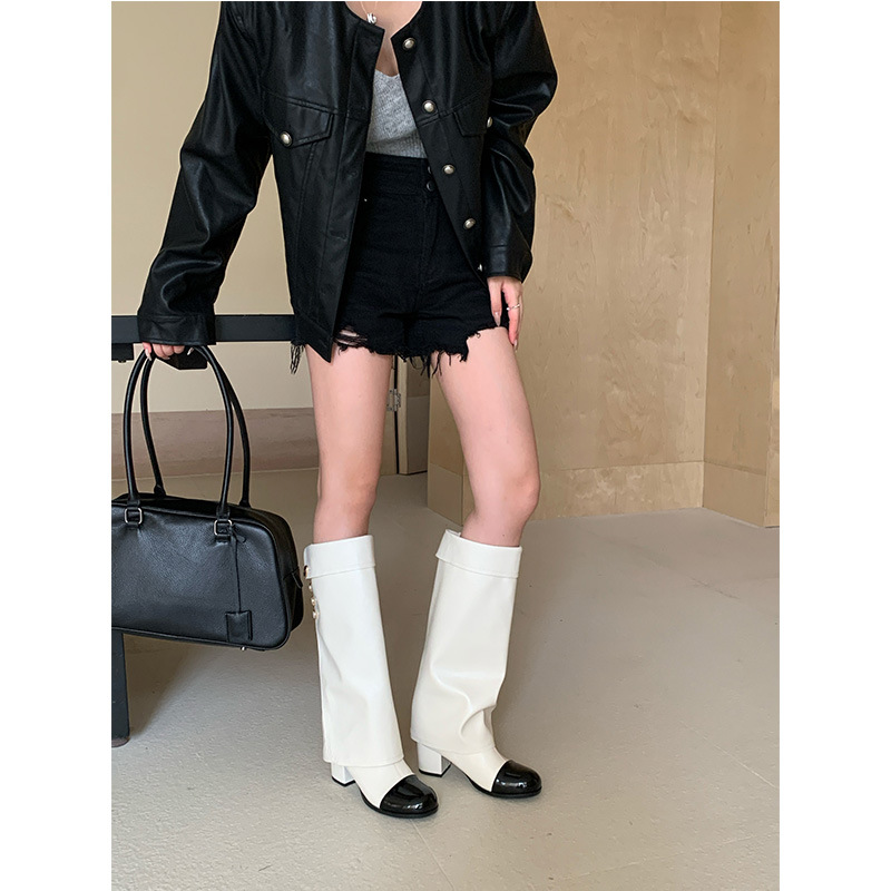 Stivali da cavaliere color blo - Knee High Sock Women recensione e prezzo